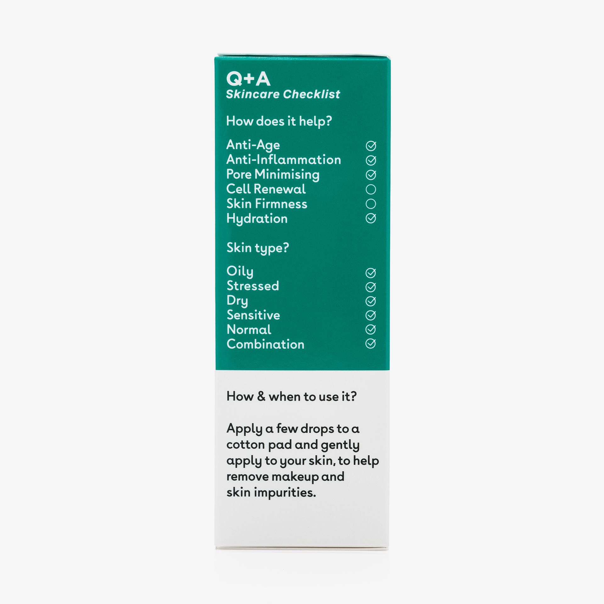 Q + A Skin Niacinamide Daily Toner