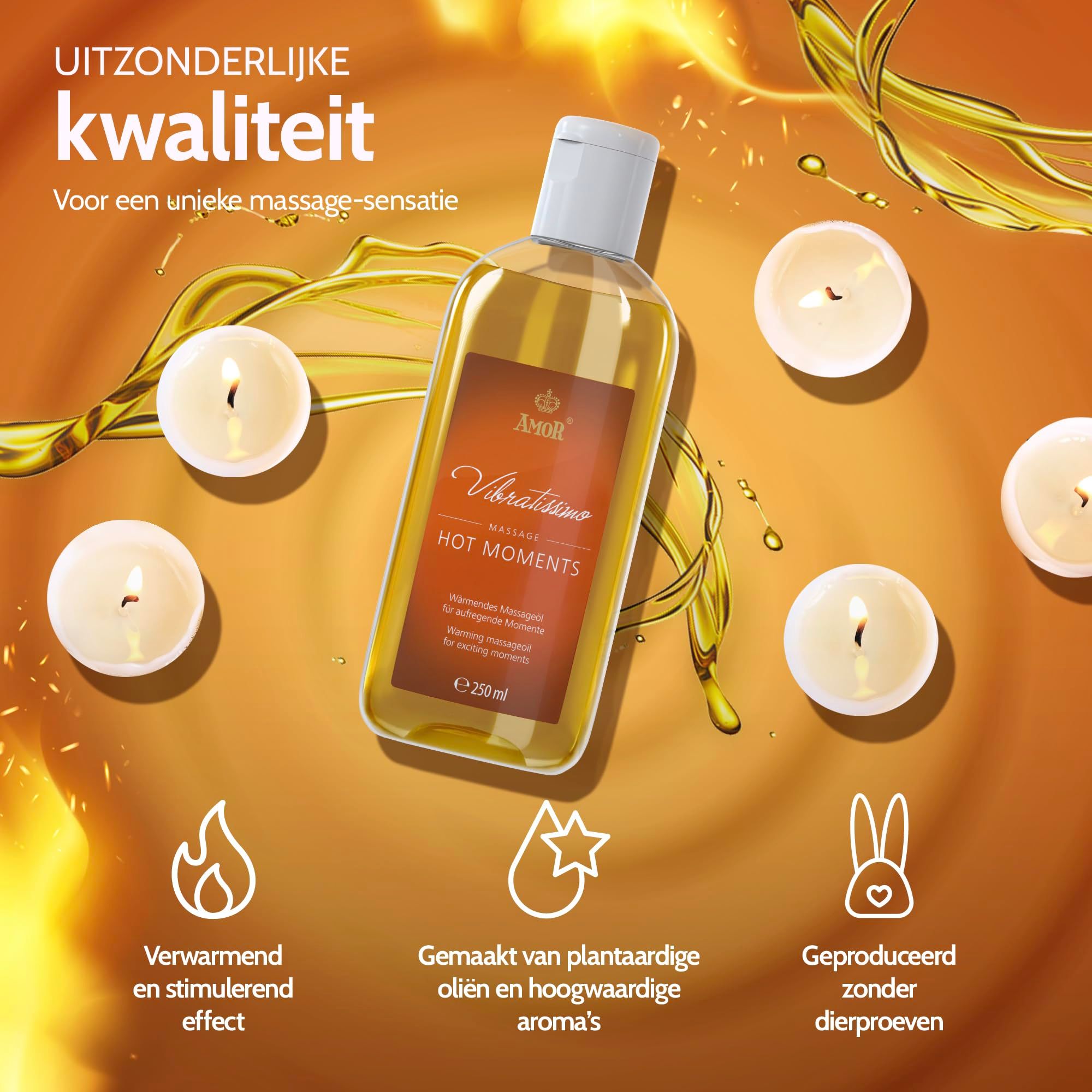 Vibratissimo Massageolie Hot Moments