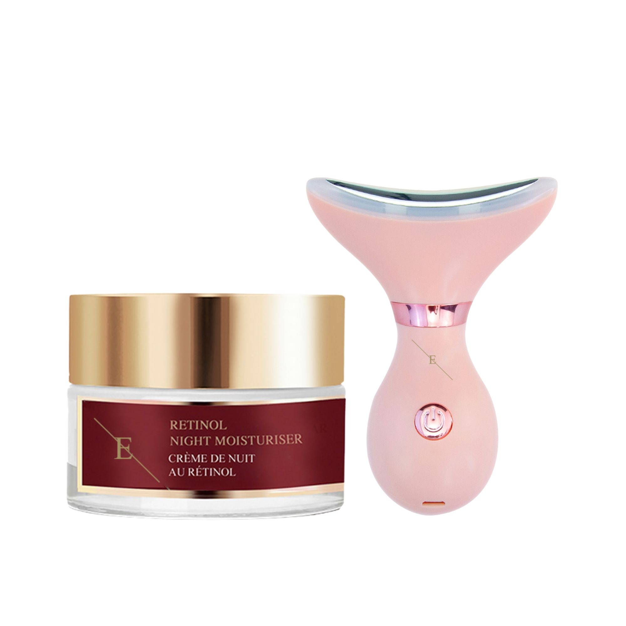 ErthSkin London LED Hals Kaak Roze Duo Retinol