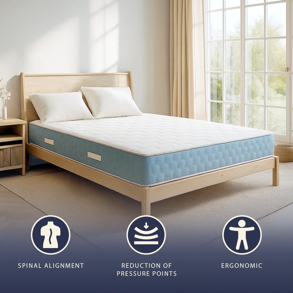 The White Stone Orthopedisch Matras 80x190 cm Hoogte 21 cm | Ergonomisch en Ademend