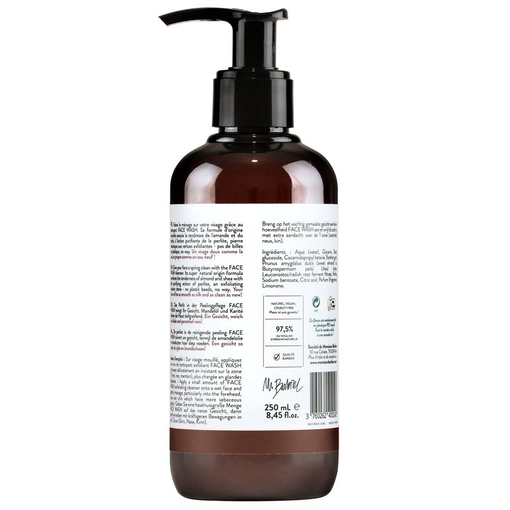 Monsieur BARBIER - Exfoliërende gezichts- en lichaamsreiniger voor mannen