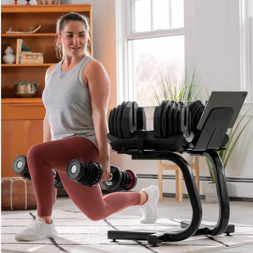 Haltères BowFlex 1090i (paire et support)
