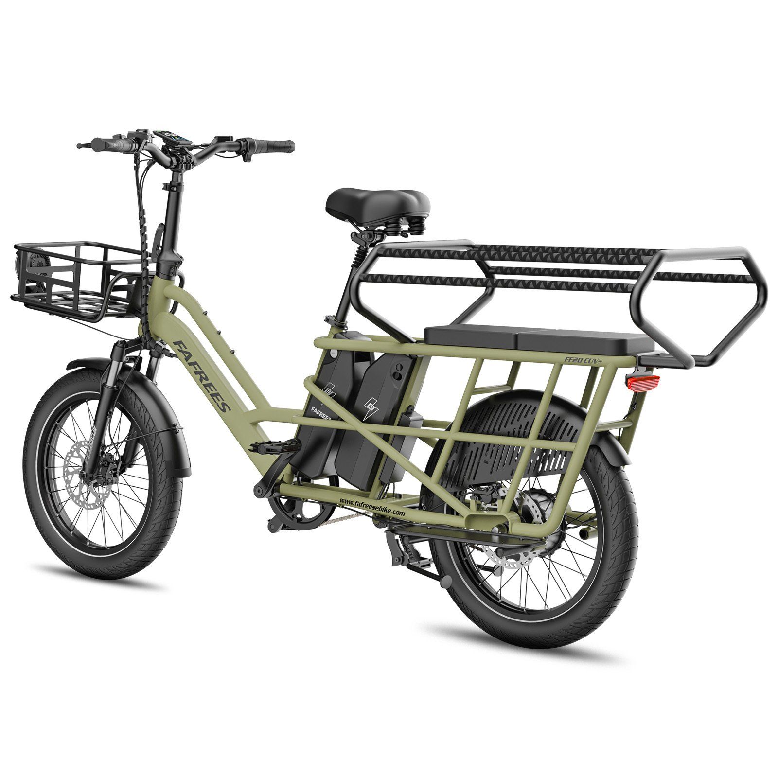 FAFREES FF20 CUV Vélo électrique modulable à longue queue – Double batterie 30 Ah
