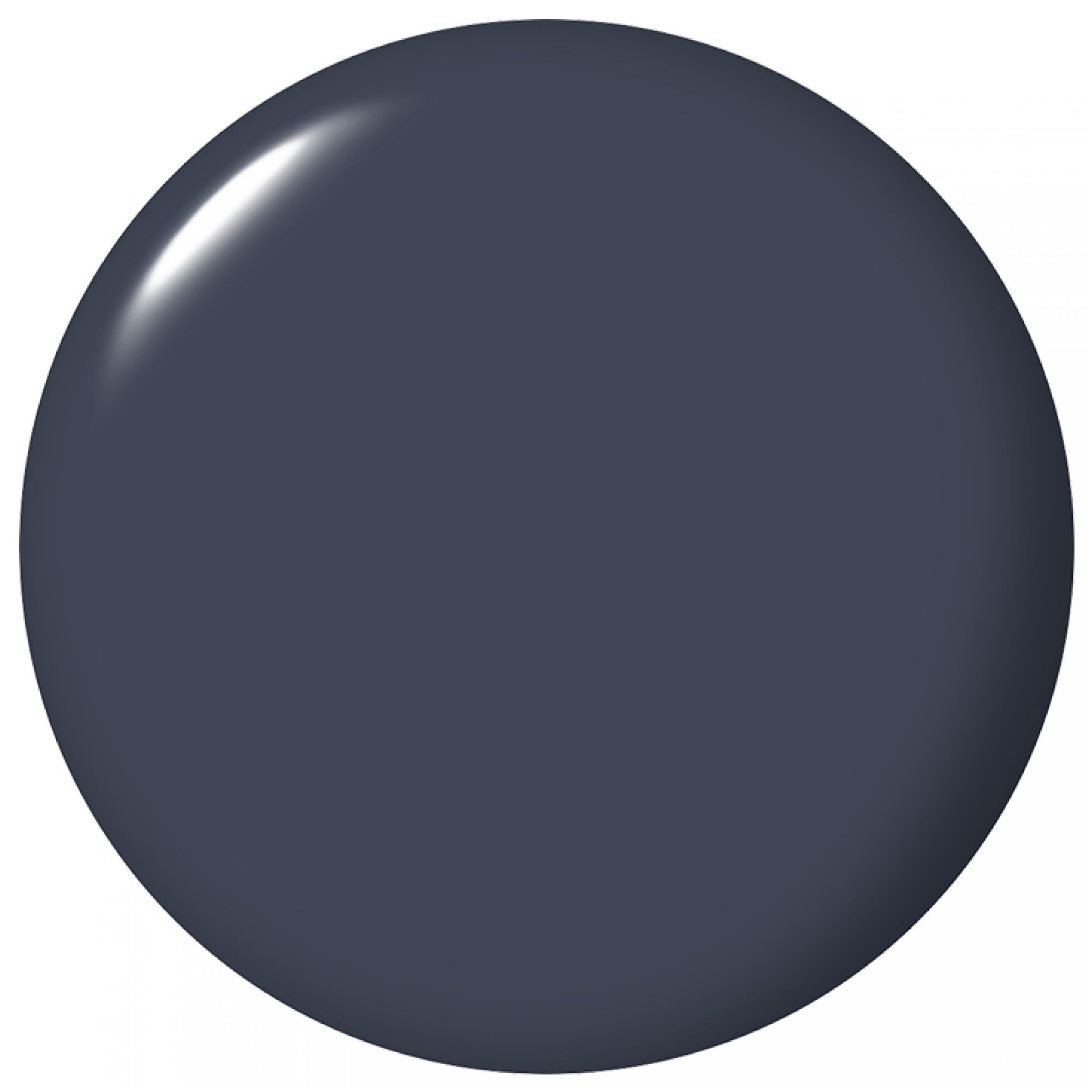 Kleurstaal van OPI Nature Strong nagellak Force of Nailture, een matte grijze tint.