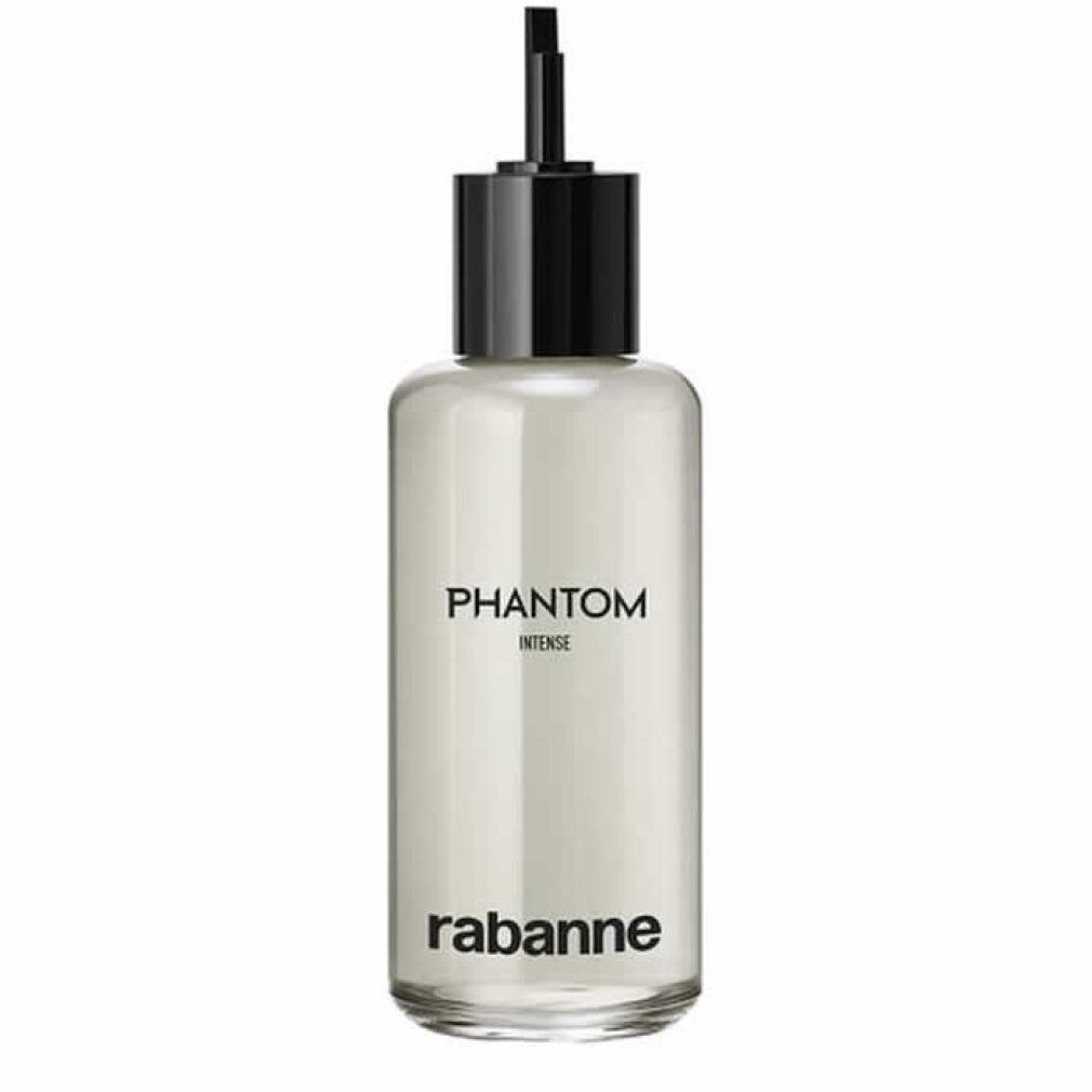 Paco Rabanne Phantom Intense Eau de Parfum Refill fles met zwarte dop en applicator.