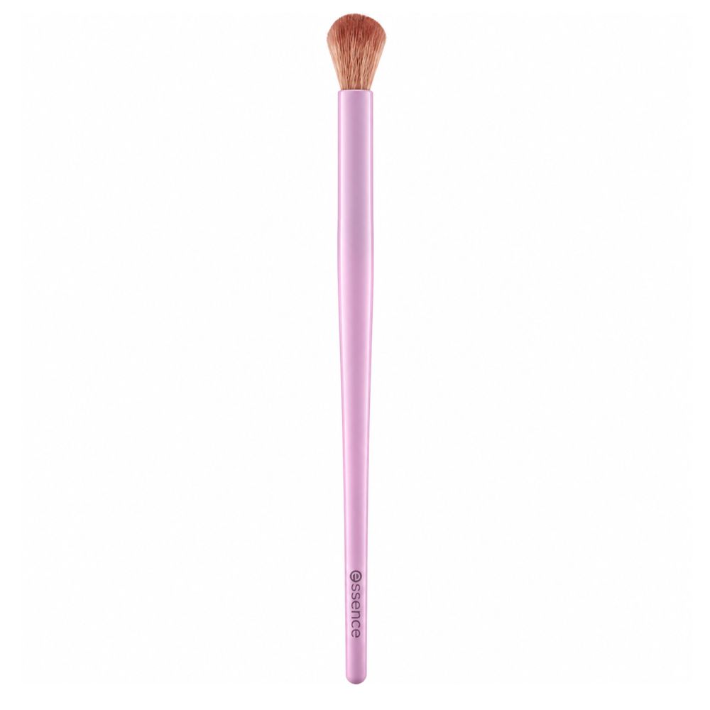 Essence Blending Brush met paars handvat en bruine borstels.