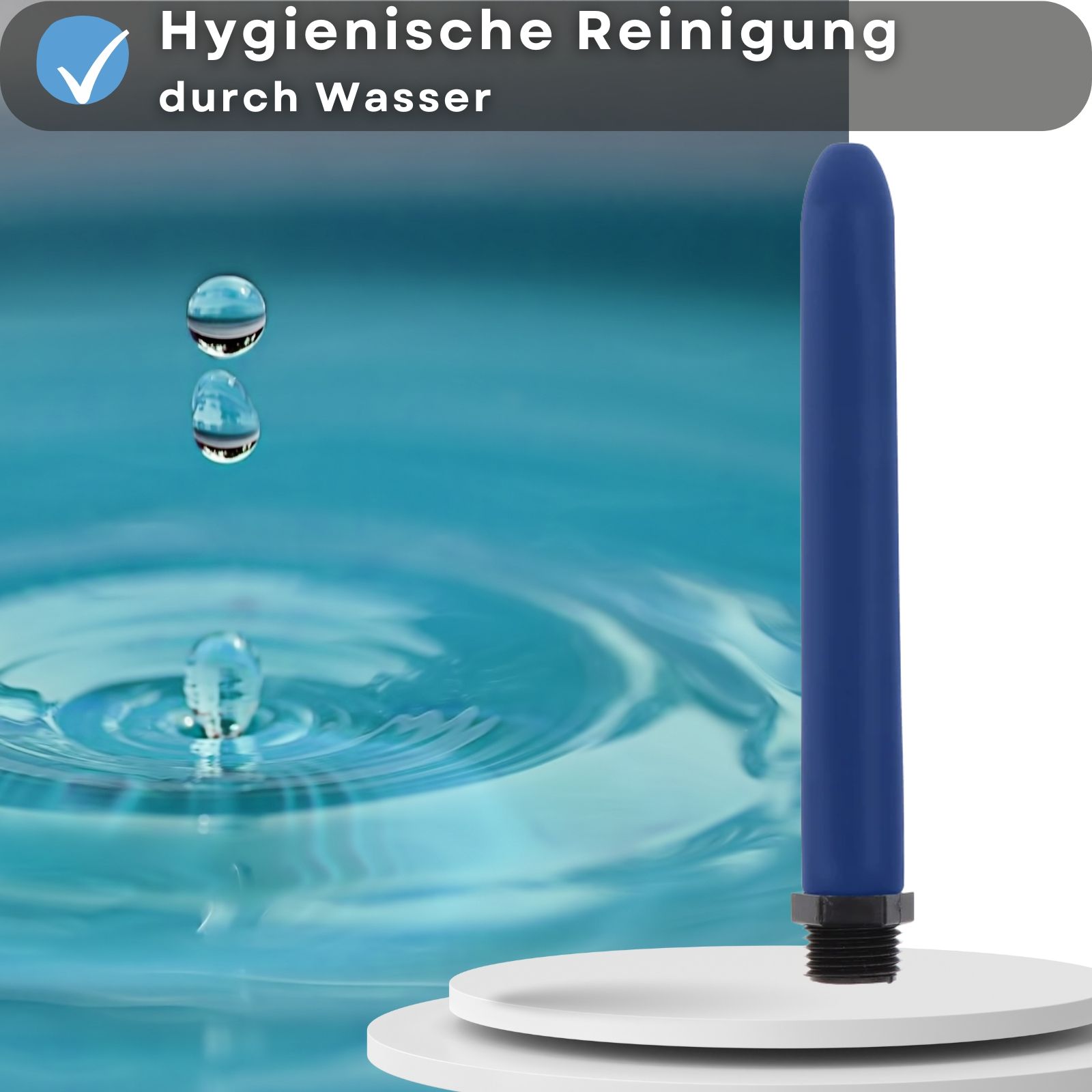 Lovelyness - Anale en intieme douche-opzetstuk - 15 cm