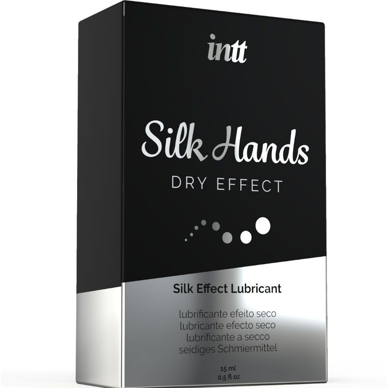 Emballage pour lubrifiant Intt Silk Hands Dry Effect, 15ml.