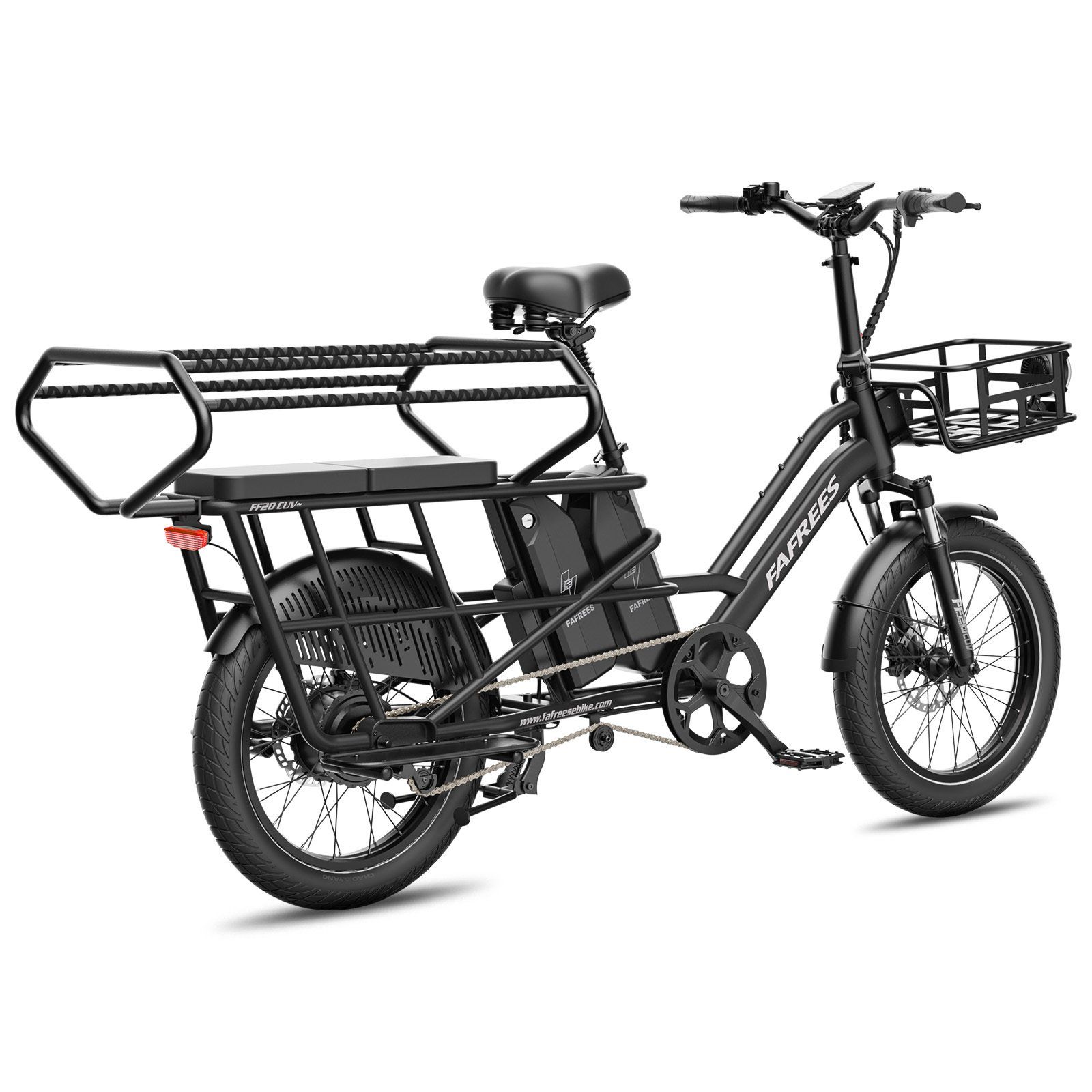 FAFREES FF20 CUV Vélo électrique modulable à longue queue – Double batterie 30 Ah