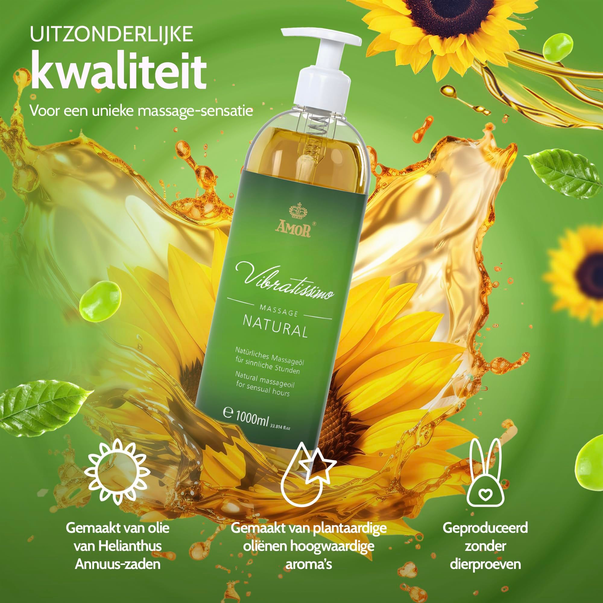 Vibratissimo Massageolie Natural