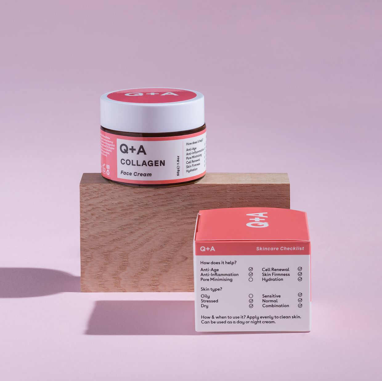 Q+A Skin Collagen Face Cream