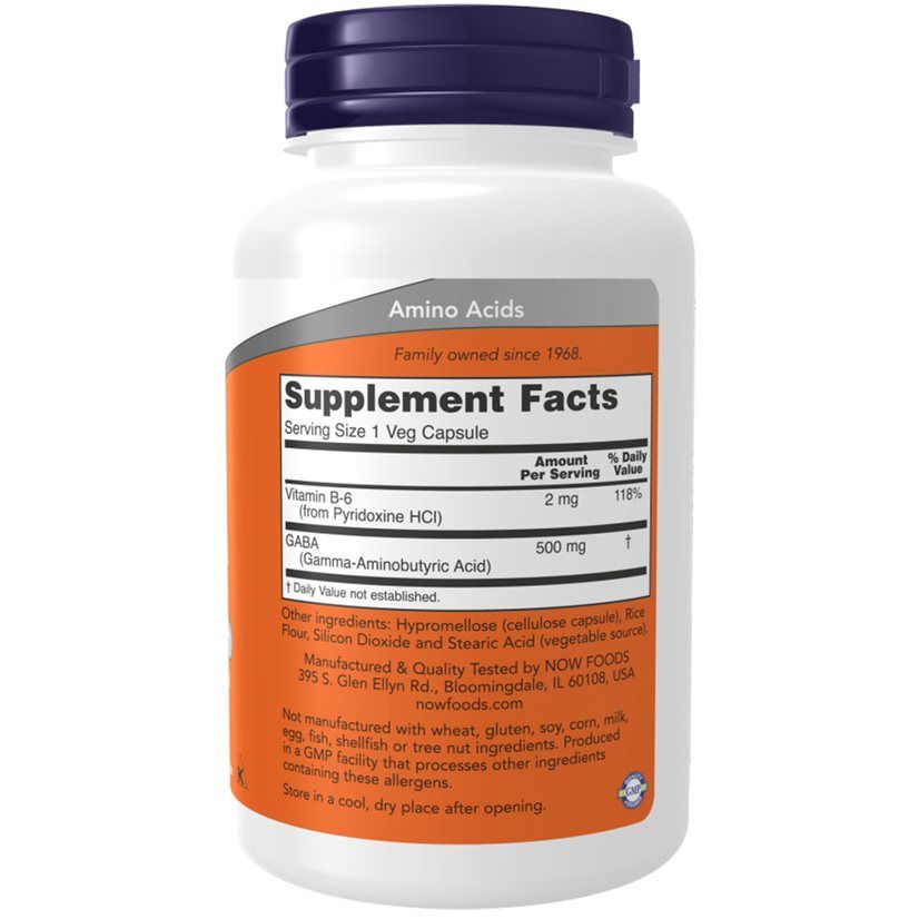 Dos du flacon. Contient informations nutritionnelles, ingrédients et fabricant. Fond blanc avec étiquette orange.