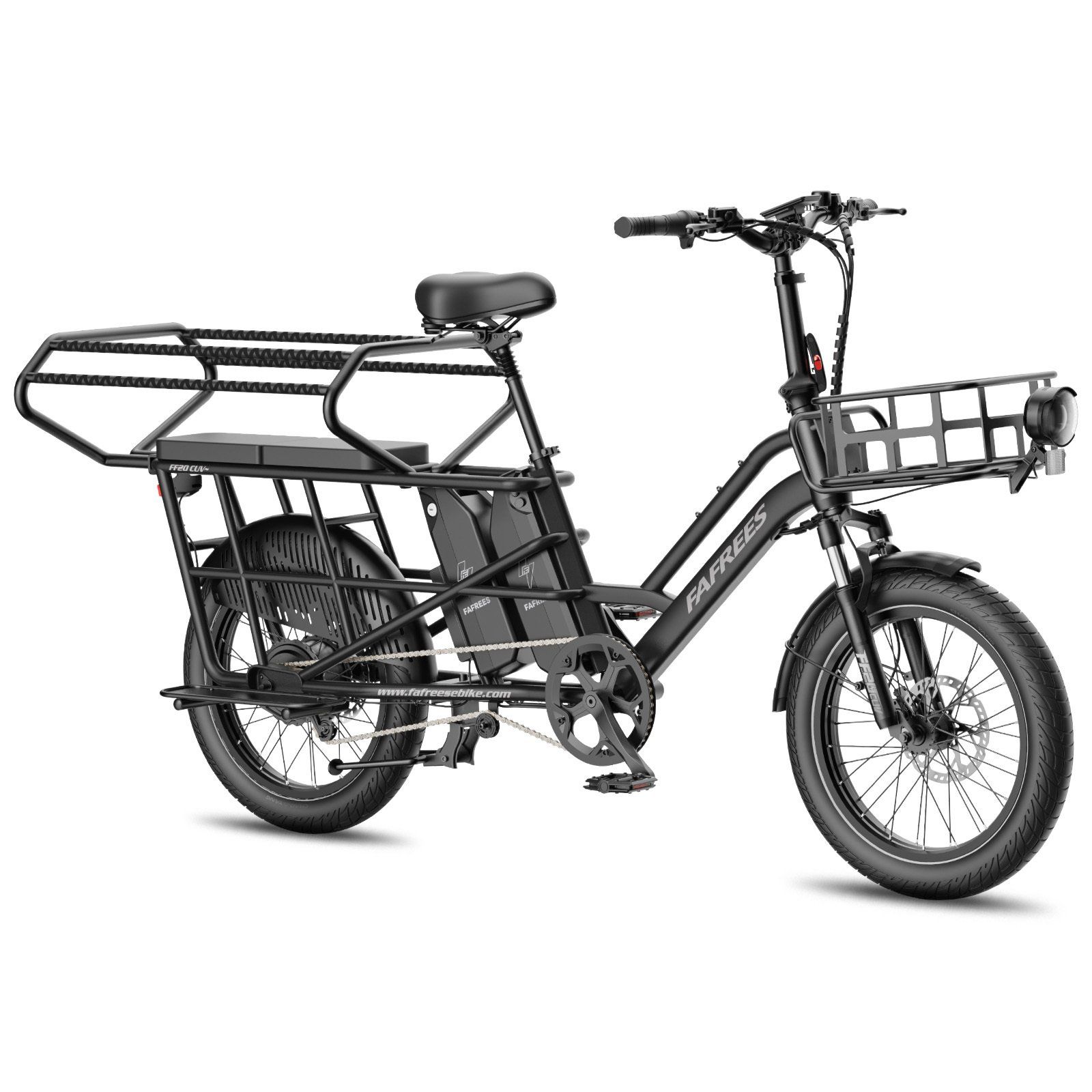 FAFREES FF20 CUV Vélo électrique modulable à longue queue – Double batterie 30 Ah