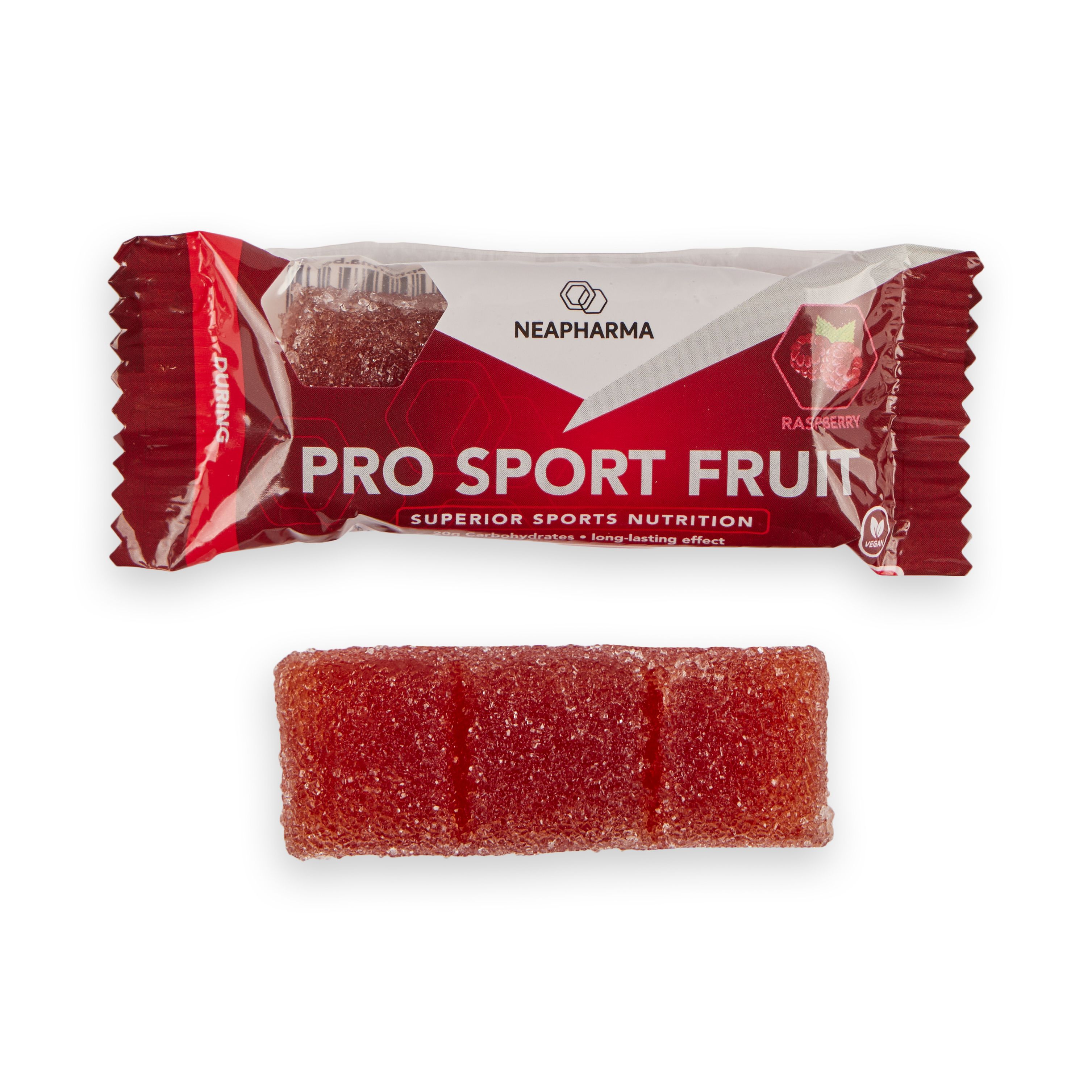 Neapharma Energy chew Pro Sport Fruit framboos