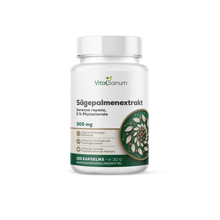 VitaSanum Extrait de palmier nain, 300 mg, 60 gélules.