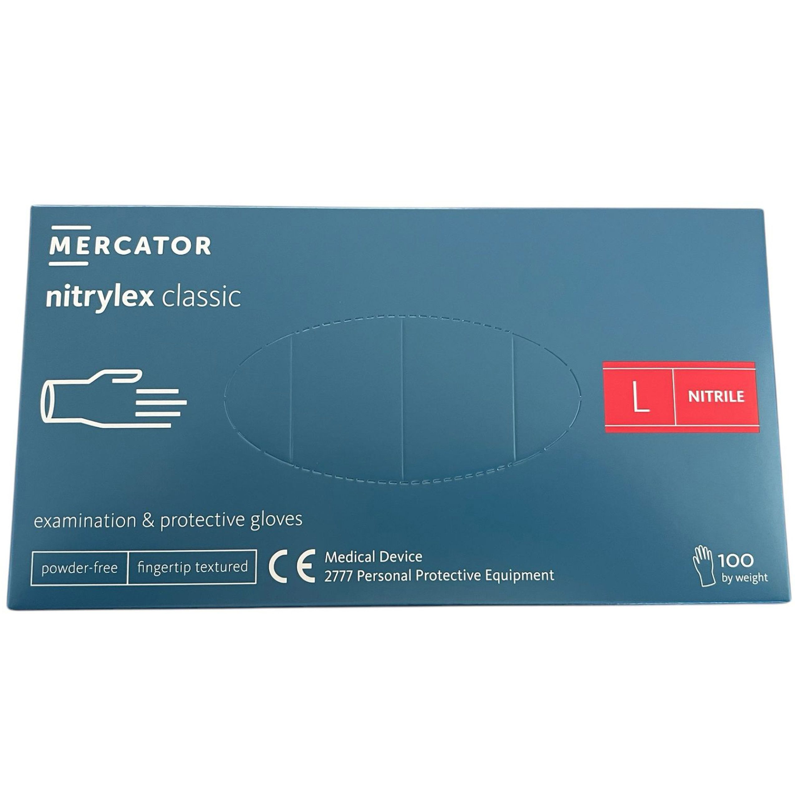 Mercator Nitril Handschoenen nitrylex classic L