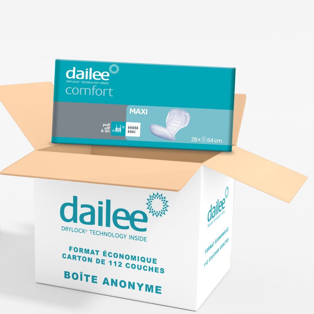 Dailee Comfort Maxi Protections Anatomique Incontinence