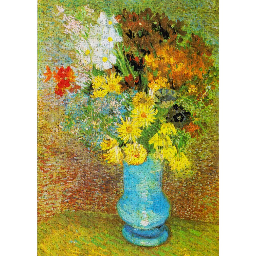enjoy Puzzel Vincent Van Gogh: vaas met madeliefjes en anemonen 1000 stuks