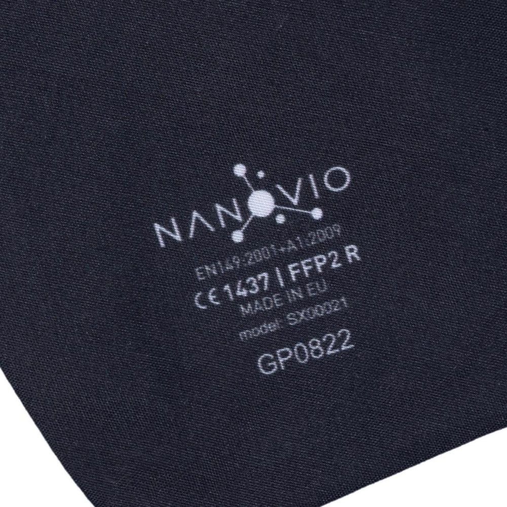 Nanovio FFP2 Maske réutilisable - Noir