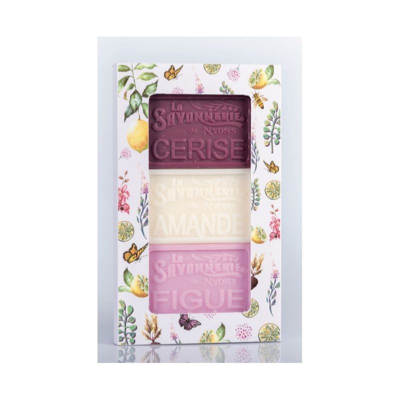 La Savonnerie de Nyons - Savons - 3 pcs. Coffret à savon "Rose"