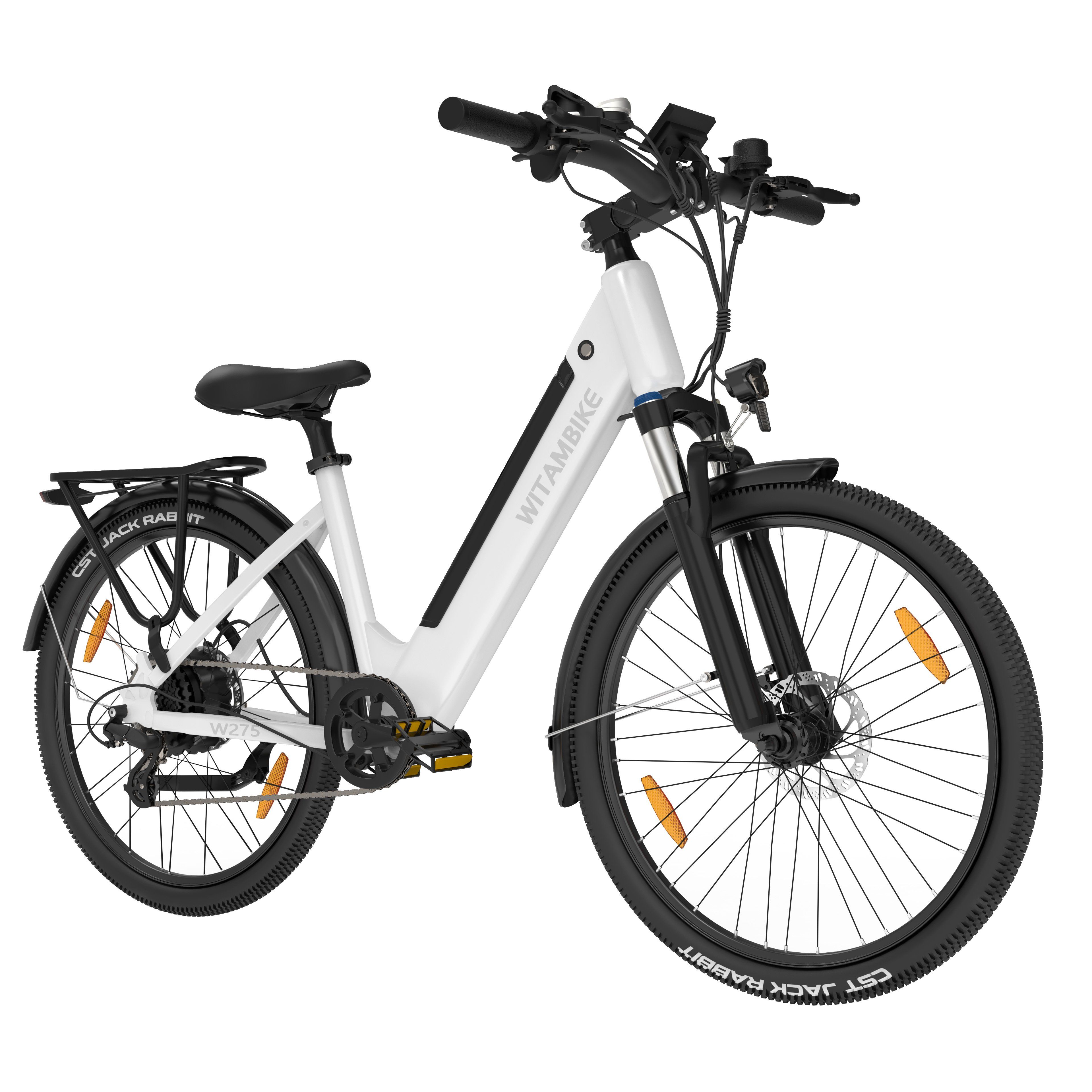 WITAMBIKE W275 Vélo électrique urbain, 36 V 13 Ah, pneus 27,5" x 2,10