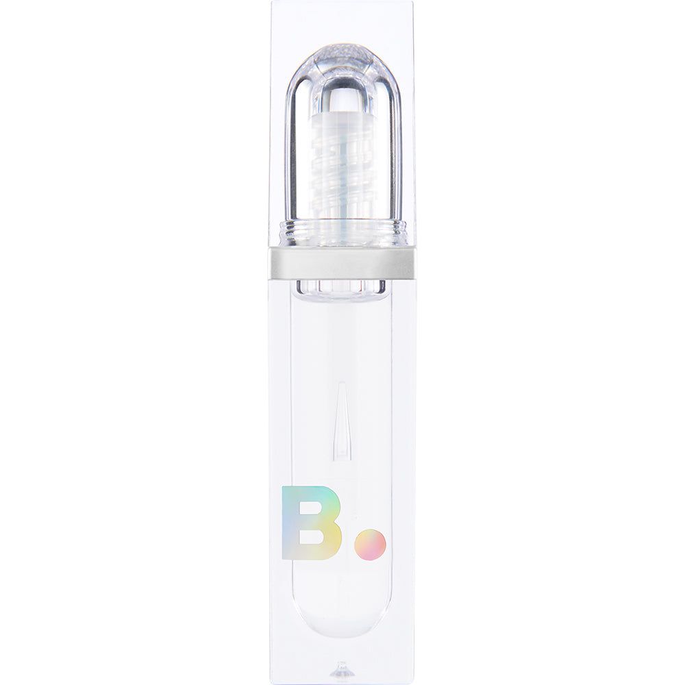 Flacon transparent avec applicateur et logo "B.".
