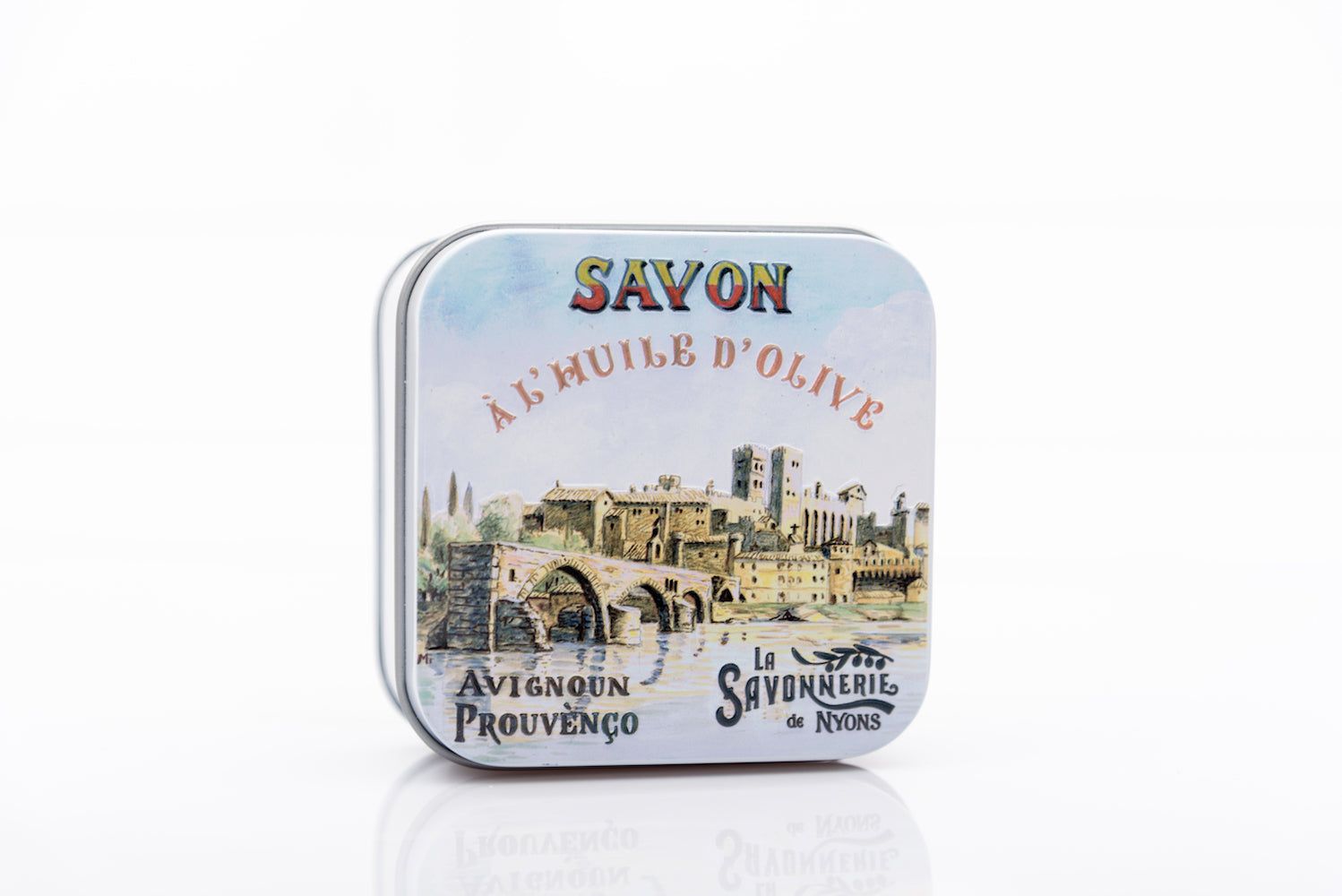 La Savonnerie de Nyons - Coffret métal avec savon "Pont d'Avignon"