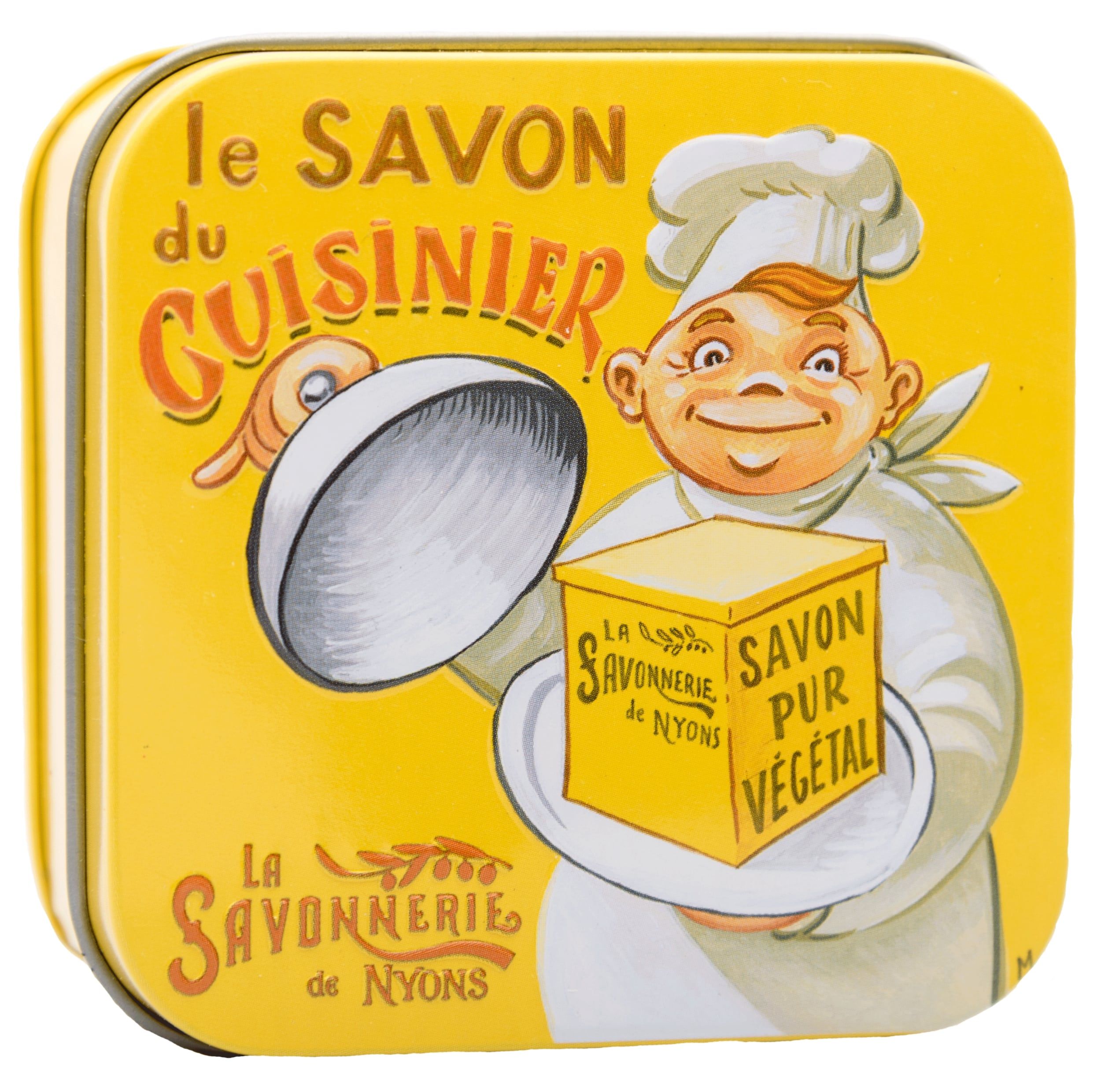 La Savonnerie de Nyons - Metalen doosje met zeep "Keukenzeep"