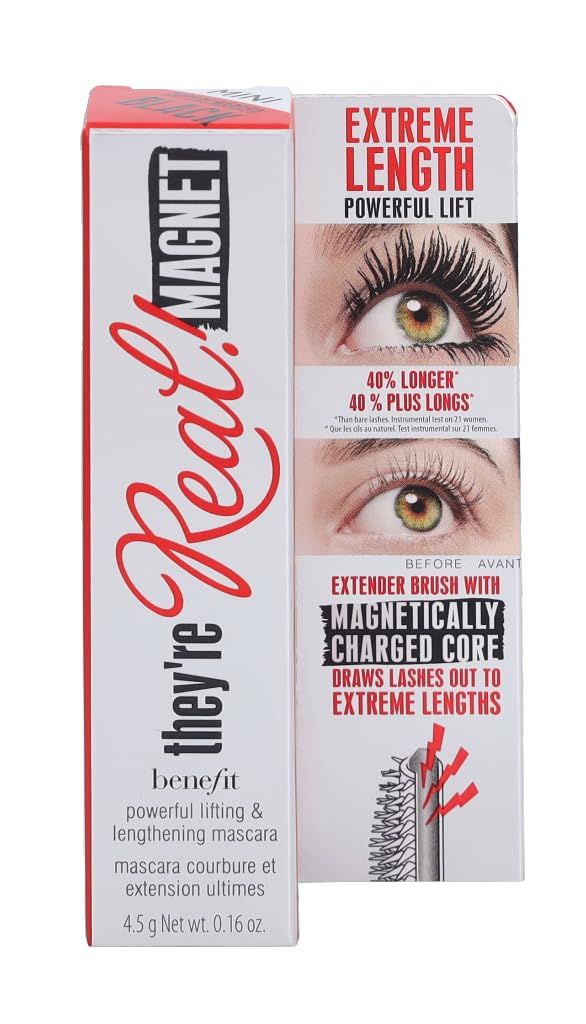 Benefit They're Real! Magnet Mascara krachtig liftend en verlengend - Superkrachtig zwart