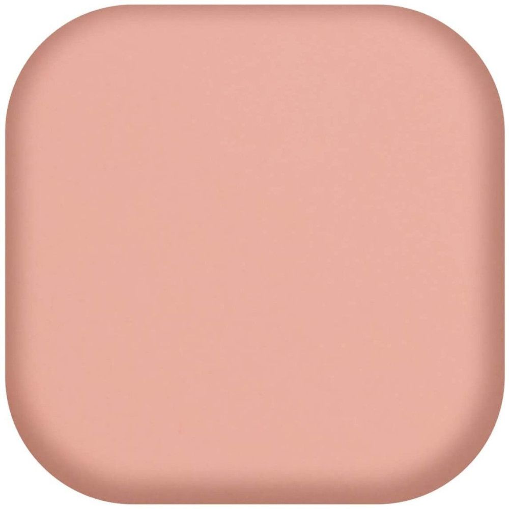 Vierkante close-up van een roze nagellak. Afgeronde hoeken.