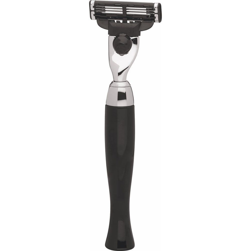 Gillette MACH3 scheermes met drie mesjes en zwarte handgreep.