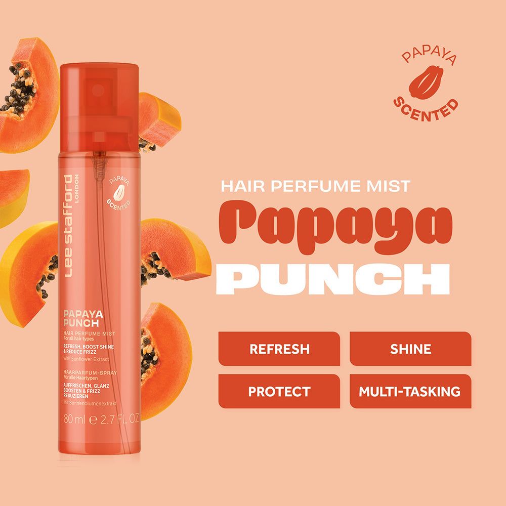 Lee Stafford Papaya Punch Hair Perfume Mist – Tropisch fruitig