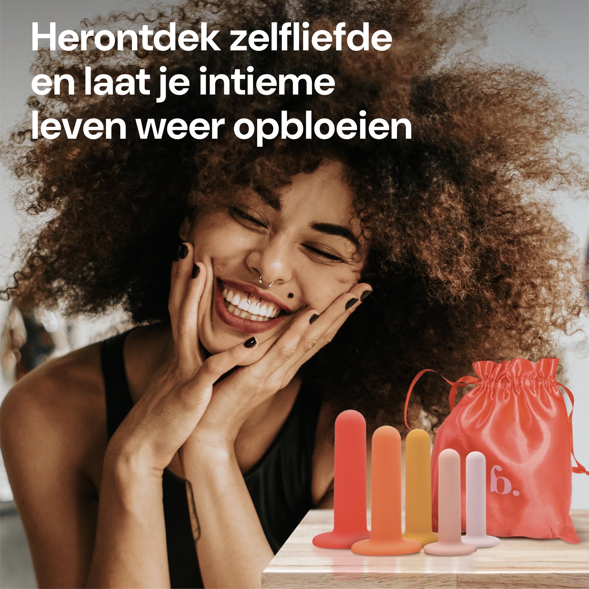 Bodyotics vaginale dilatatorset in oplopende maten, zachte, lichaamsveilige silicone