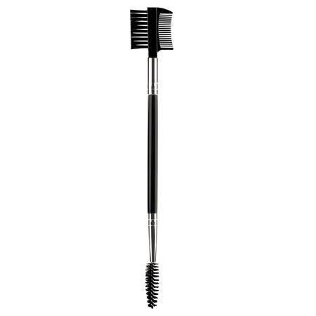 Brosse à sourcils et peigne deux-en-un.