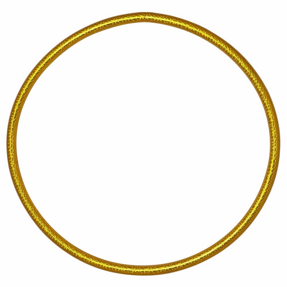 Hoopomania Hologramm hula hoop enfant | Ø 70 cm | Jaune