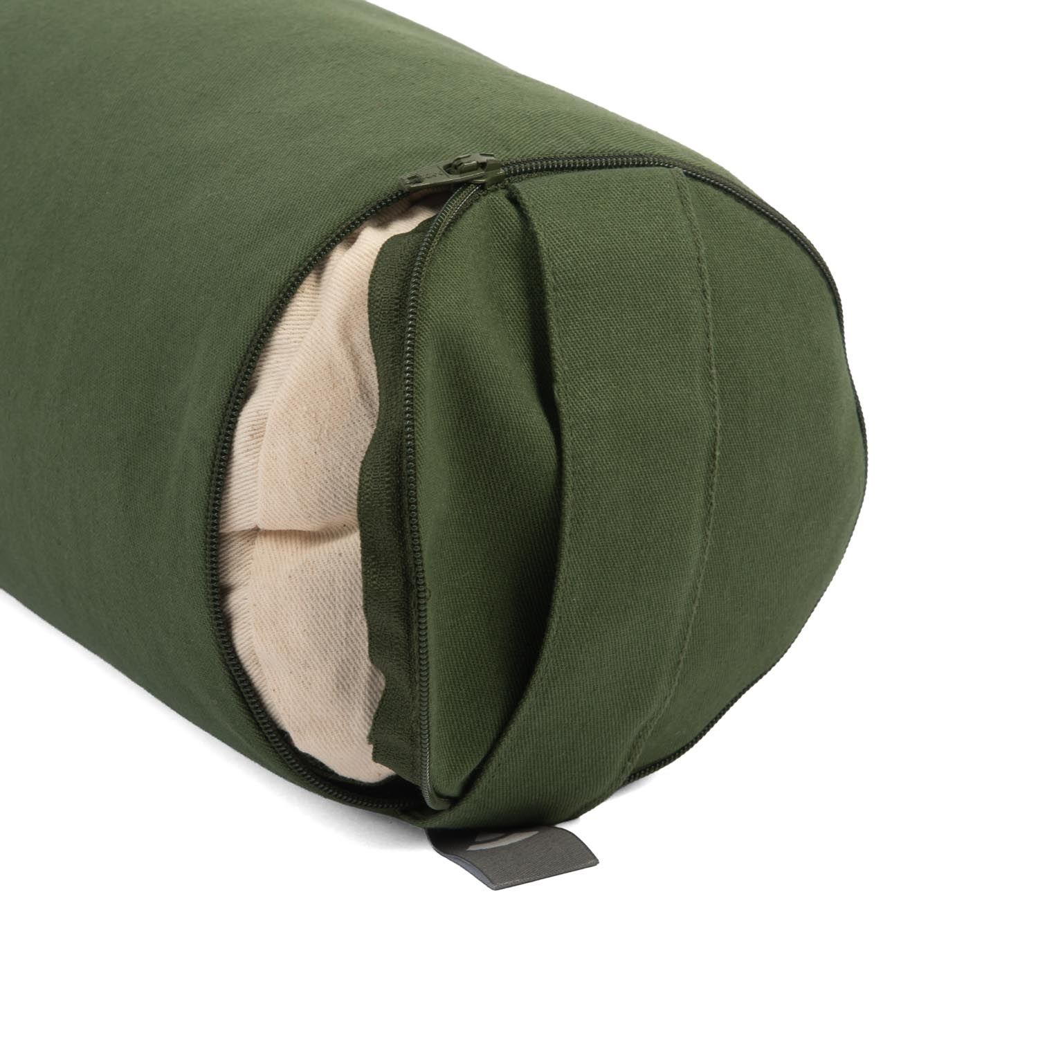 bodhi Yoga mini bolster (rond), nekrol, ECO, boekweitkaf