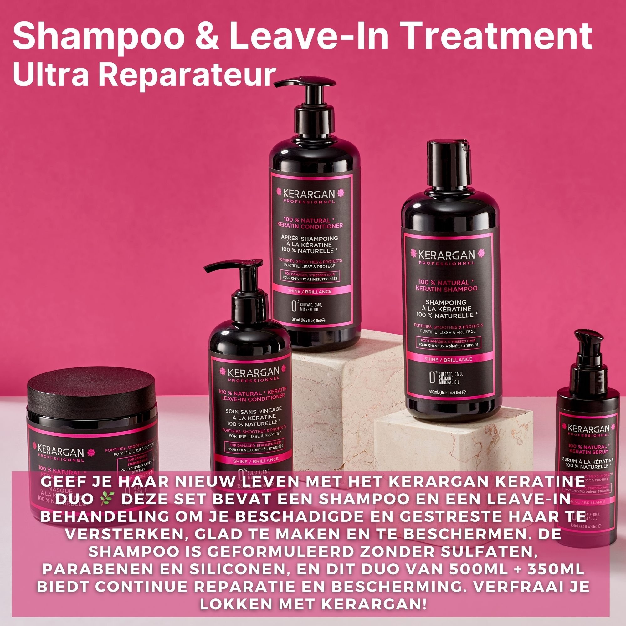 Kerargan - Duo Shampoo & Leave-In met Keratine