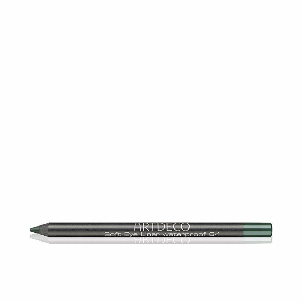 Crayon Artdeco Soft Eye Liner Waterproof 64 vert. Corps noir, nom du produit imprimé.