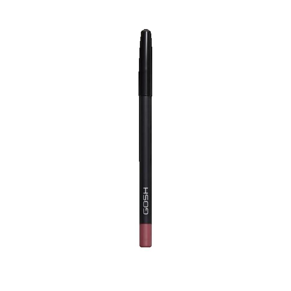 GOSH Velvet Touch Lipliner Waterproof 009 Rose. Crayon noir avec extrémité rose. Marque GOSH.