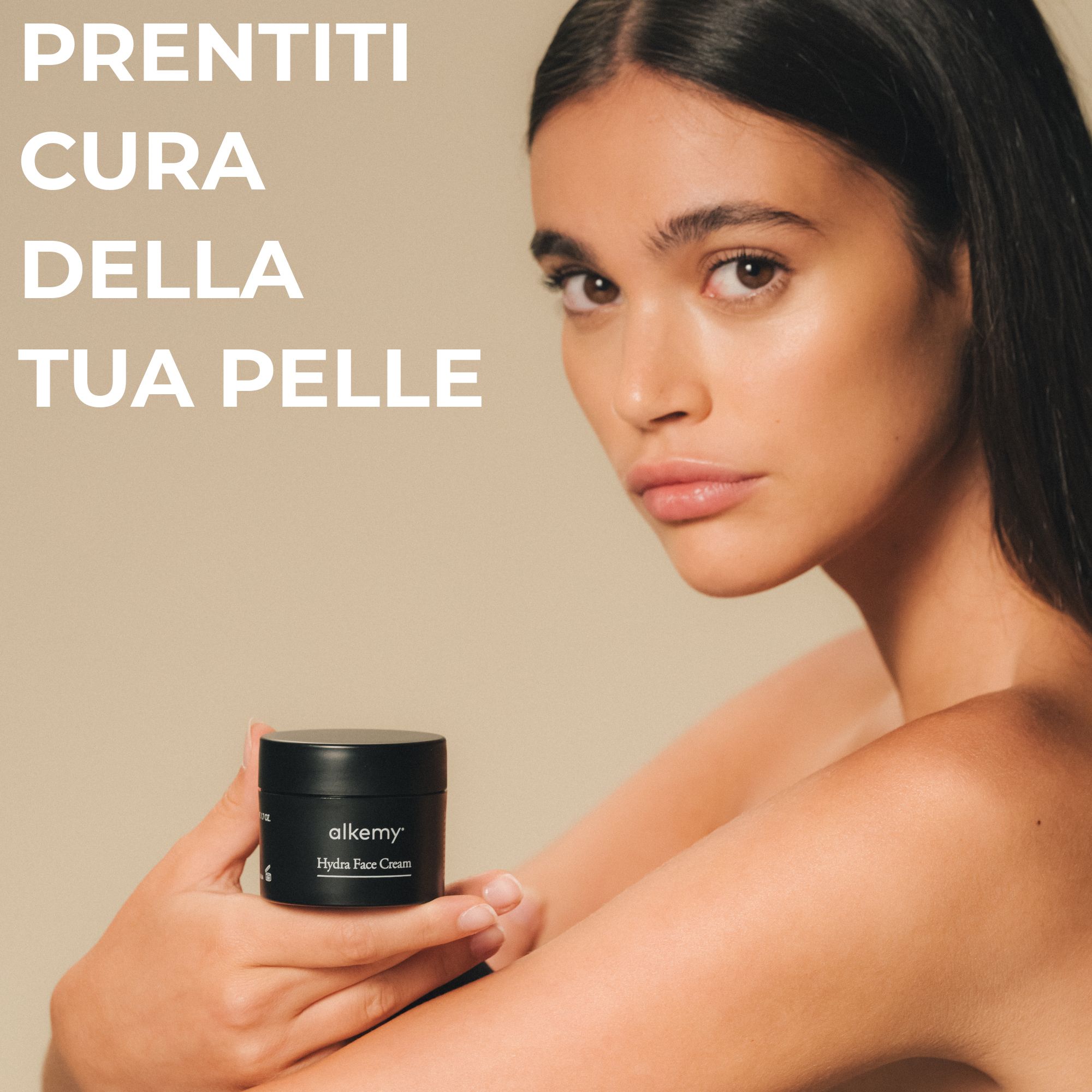 Alkemy Crème Visage Anti-Rides Hydratante avec Peptide Anti-Âge, Acide Hyaluronique pour Peau Sèche