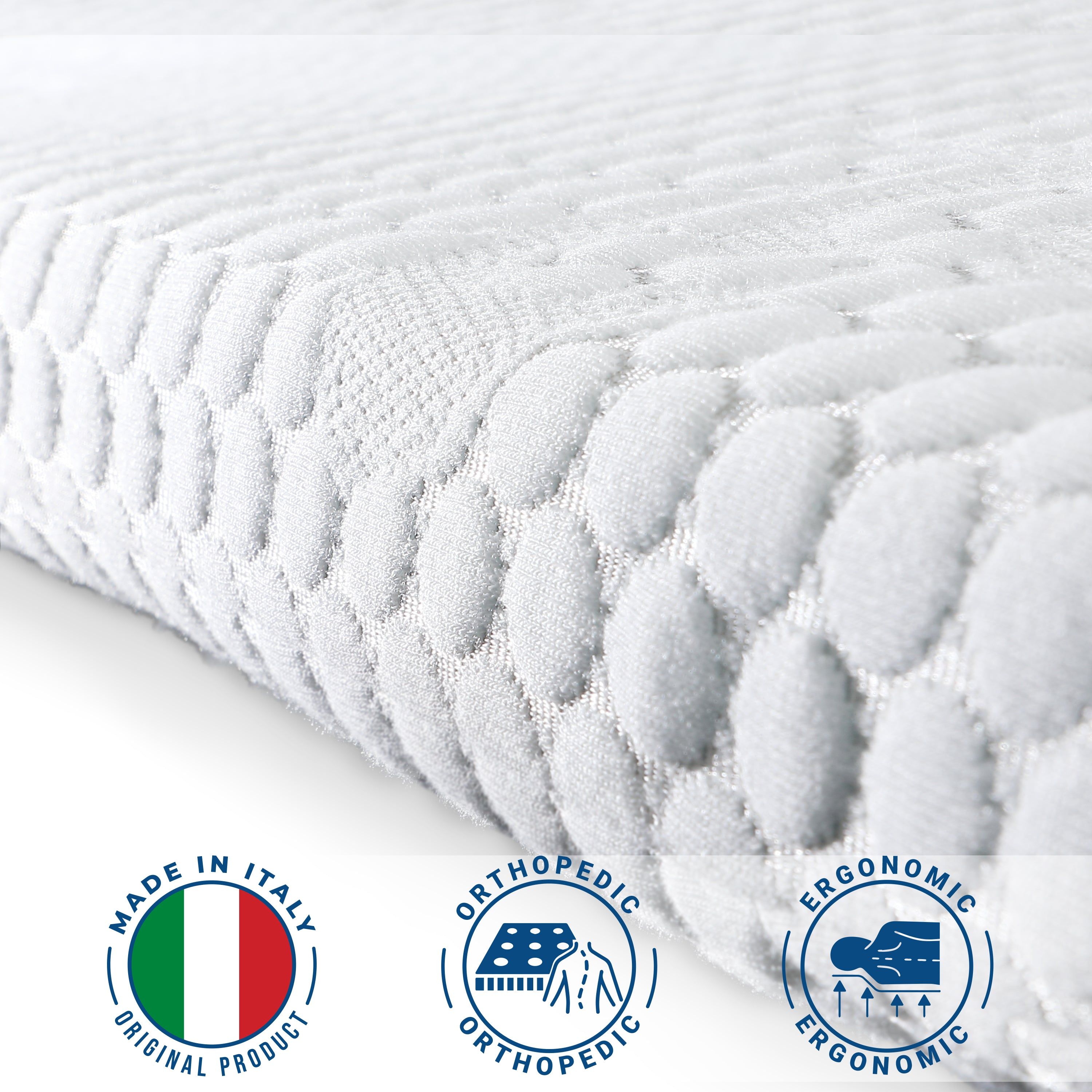 The White Stone Traagschuim topmatras 135 x 190 cm | Matras topmatras 6 cm