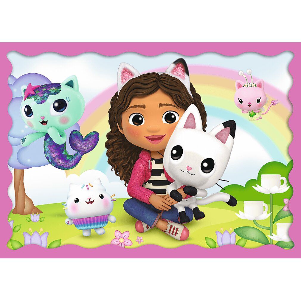 trefl Puzzel Gaby's Magic House 4in1 (35,48,54,70 stuks)