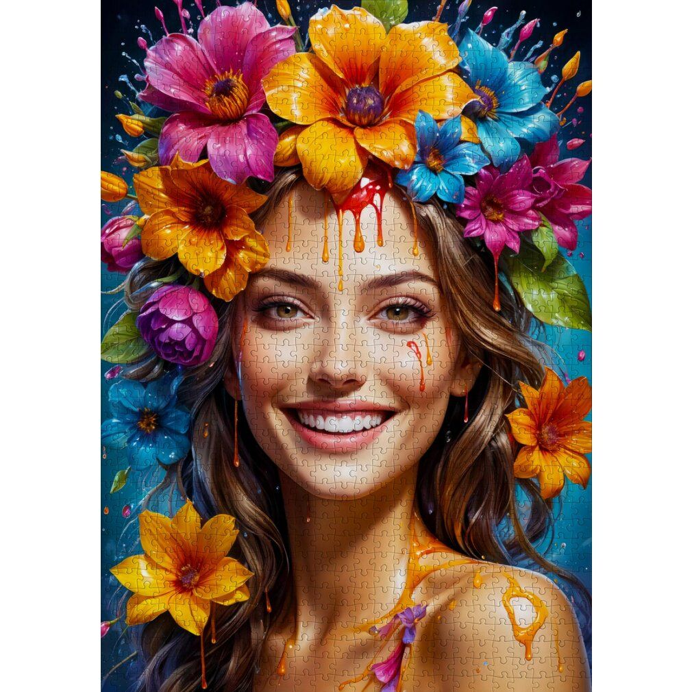 enjoy puzzel bloem meisjes 1000 delen