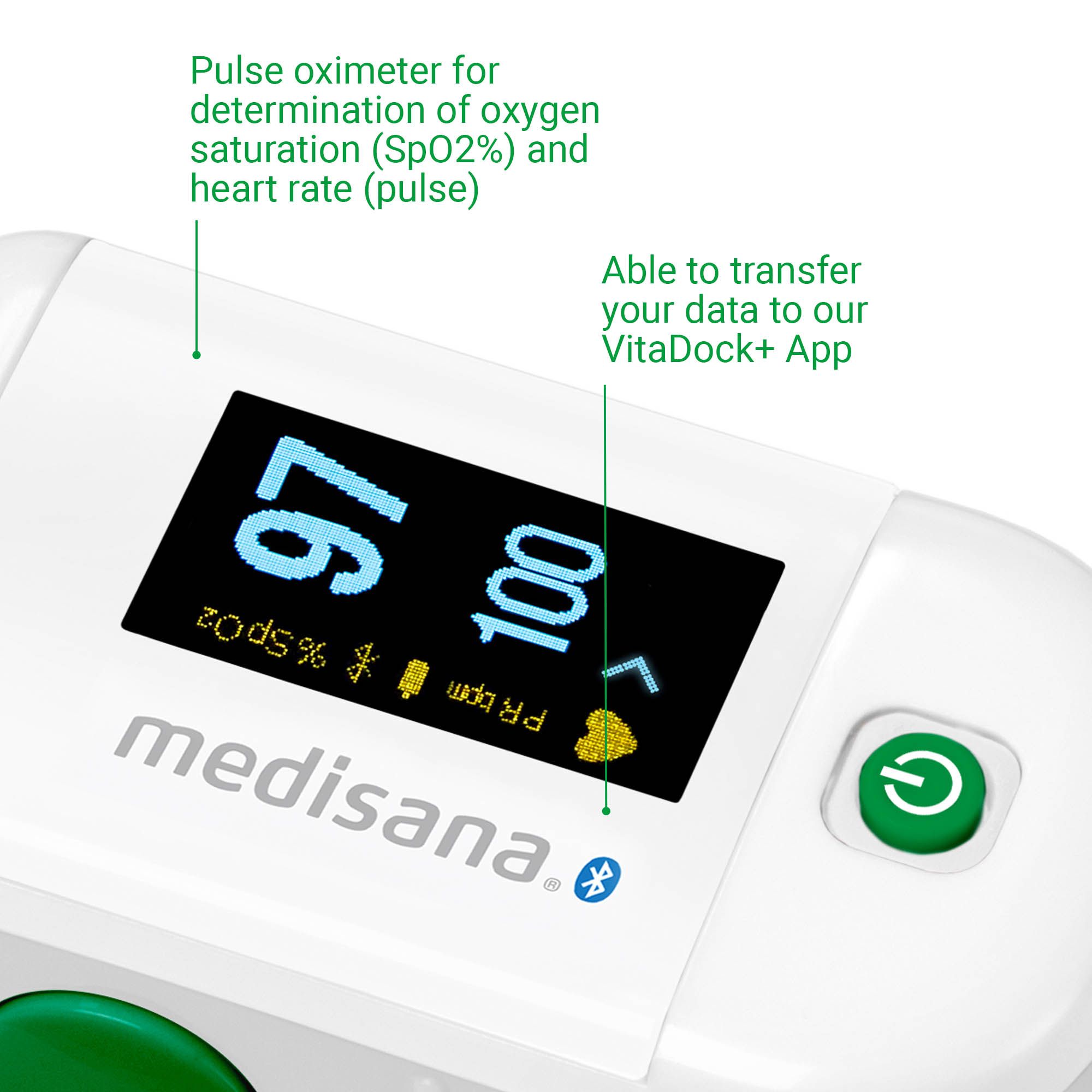 medisana PM 100 connect pulsoximeter