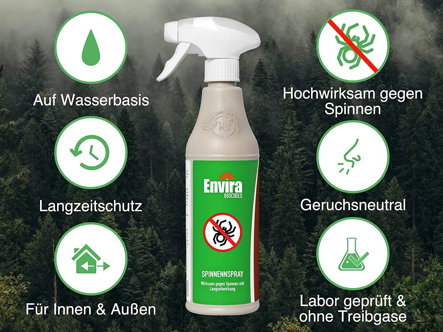 Envira Spray Anti-Araignées en Pack Avantage