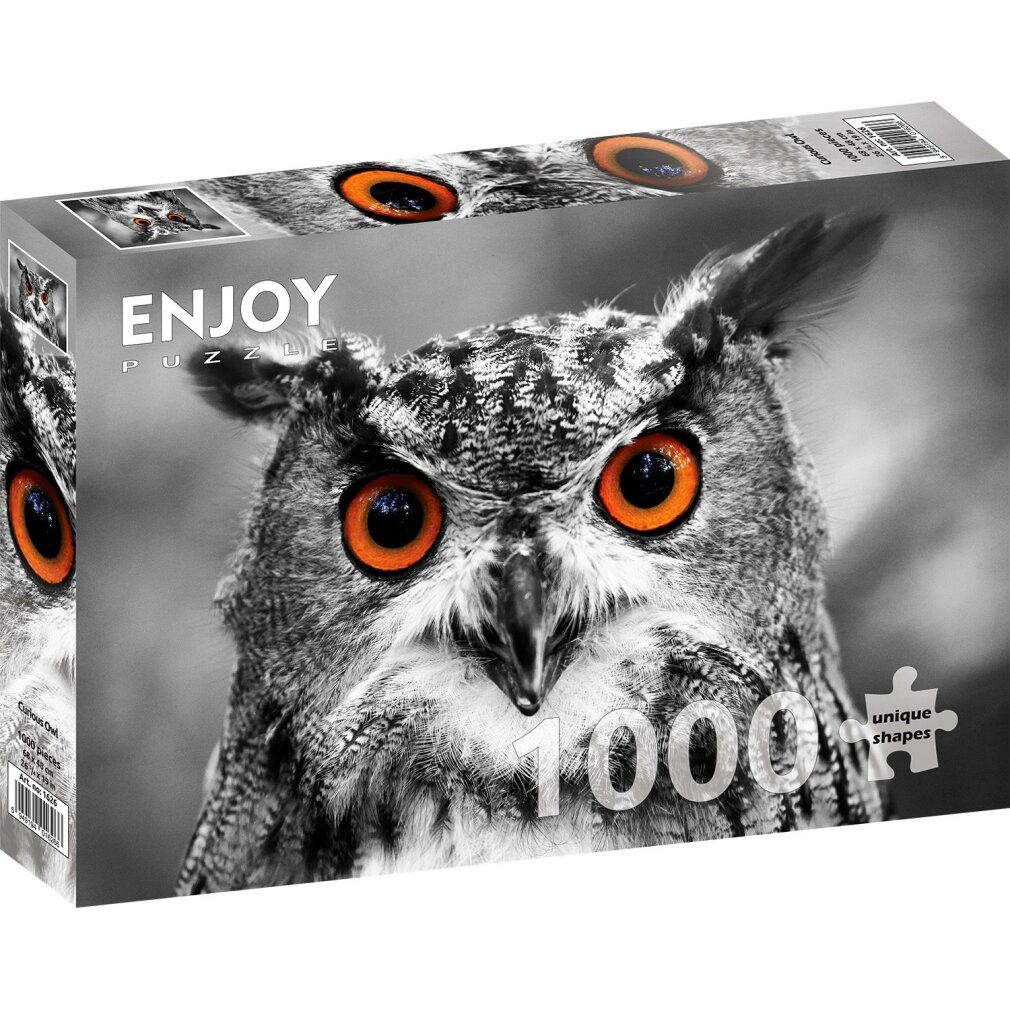 enjoy Puzzel nieuwsgierig uil 1000 Delen