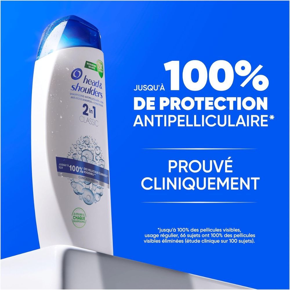 Head & Shoulders – Classic Clean 2en1 Shampoo antipelliculaire & après-shampooing