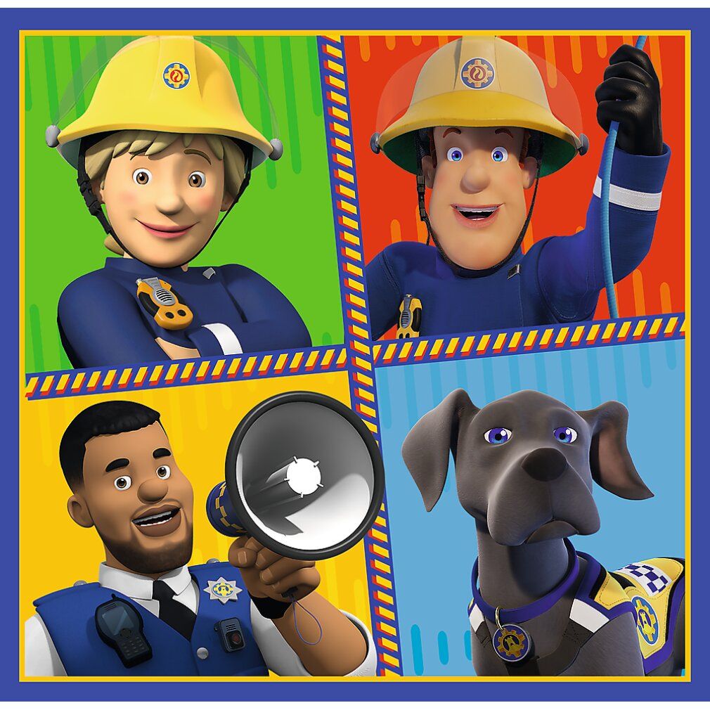trefl Puzzle Firefighter Sam: Sam's Day 3in1 (20,36,50 stuks)