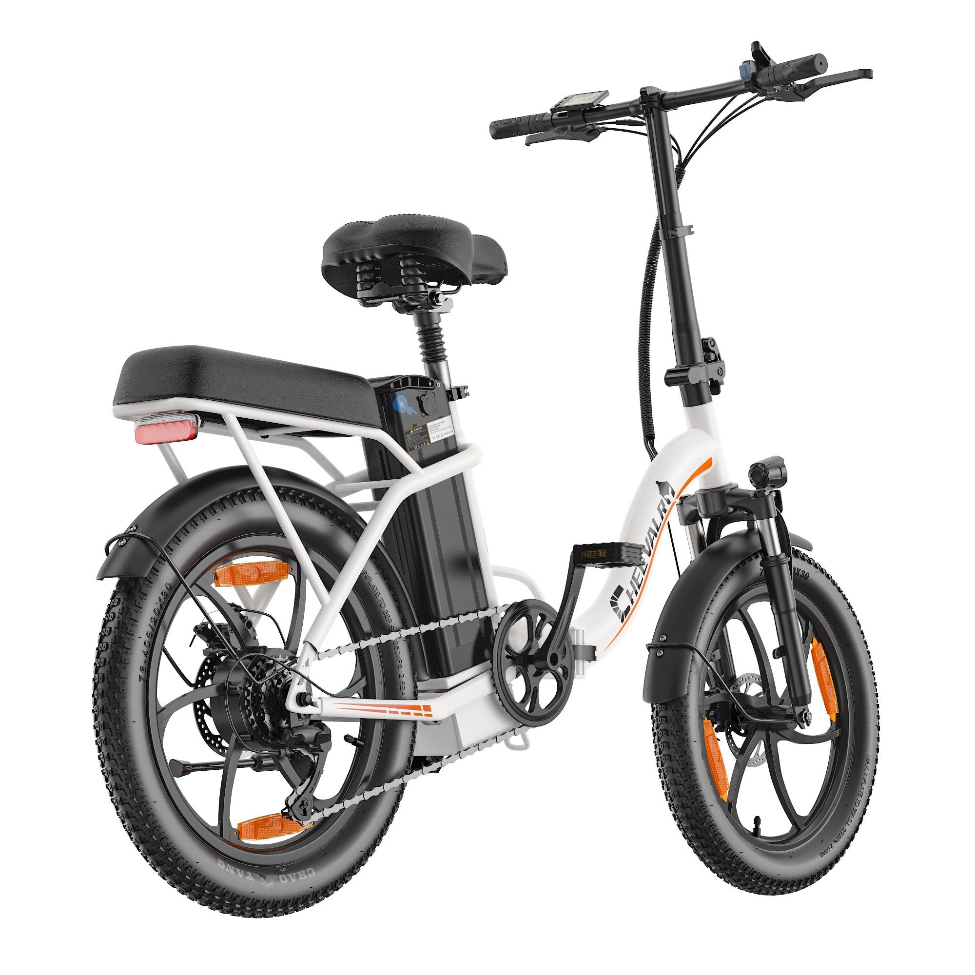Cheevalry C16-1 Opvouwbare elektrische fiets voor volwassenen, 48V 16Ah accu