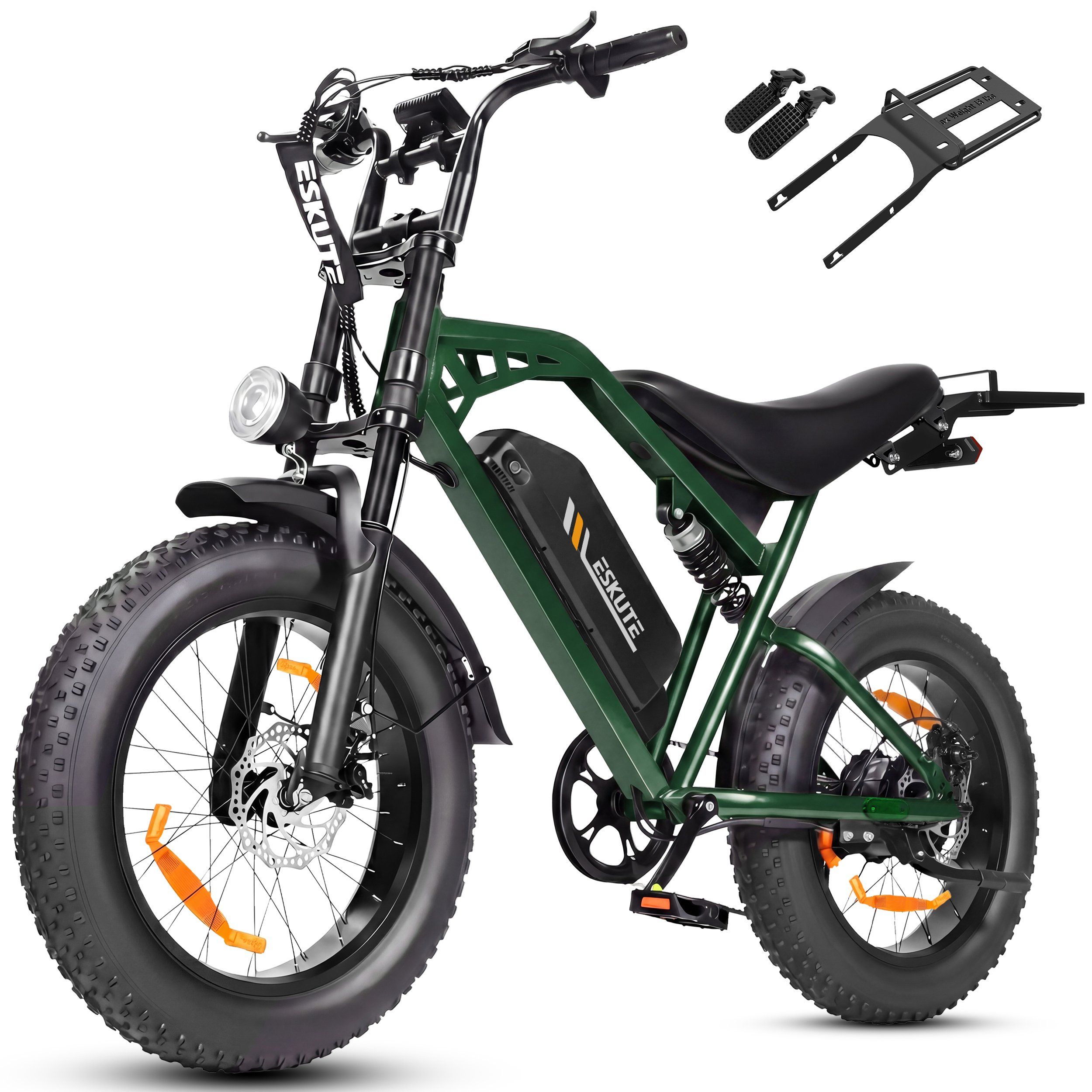 ESKUTE V202 Elektrische offroadfiets, 48V 20,8Ah accu